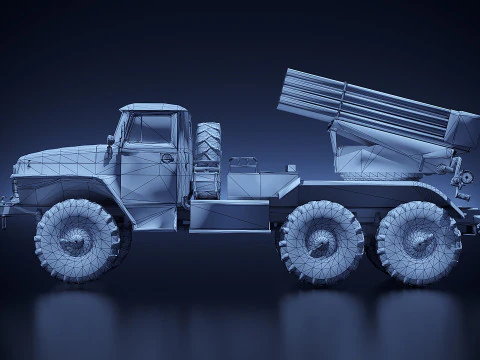 Dipl&ocirc;m&eacute; BM-21 Modèle 3D