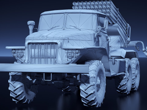 BM-21 Grad 3D Model