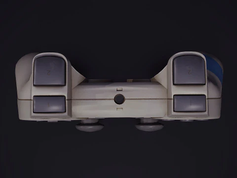 Old PS1 Controller 3D Model