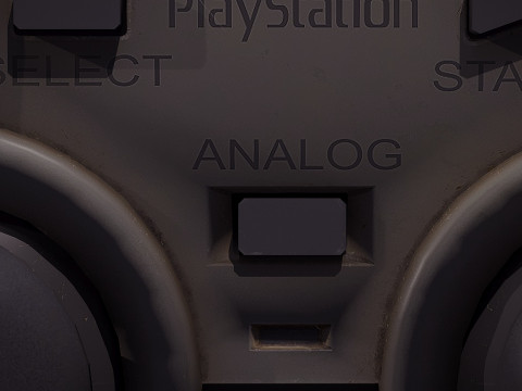 Viejo controlador de PS1 Modelo 3D
