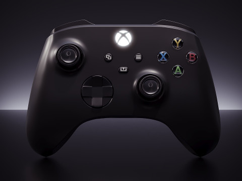 Controlador Xbox Modelo 3D