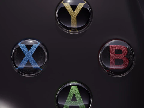 XBox Controller 3D Model