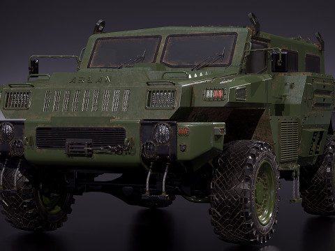 装甲車略奪者 3Dモデル