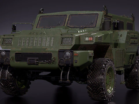 Maraudeur de voitures blindées Modèle 3D