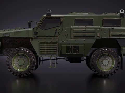 Armored Car Marauder 3D Model