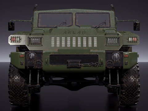 Armored Car Marauder 3D Model