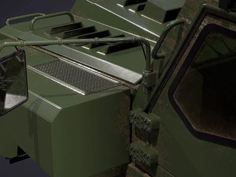 Armored Car Marauder 3D Model