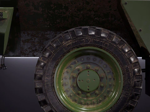 Armored Car Marauder 3D Model