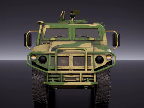 Gaz Tiger 2330 3D Model