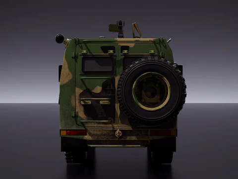 Gaz Tiger 2330 3D Model