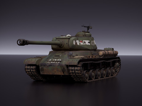 IS-2 Tank USSR 3D Model