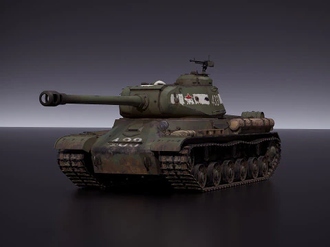 Char IS-2 URSS Modèle 3D