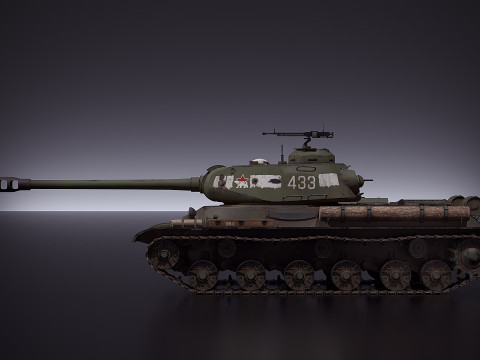 IS-2 Tank USSR 3D Model