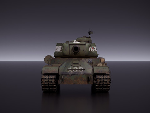 IS-2 Tank USSR 3D Model