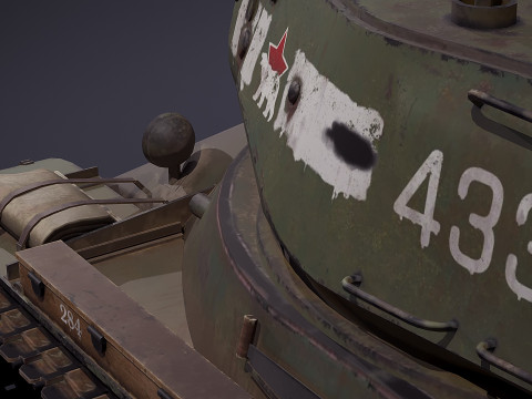 IS-2 Tank USSR 3D Model