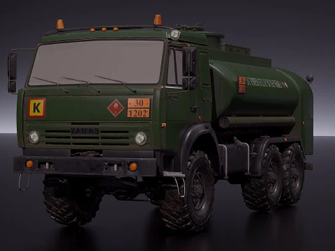 Kamaz ATZ 12 pétrolier Modèle 3D