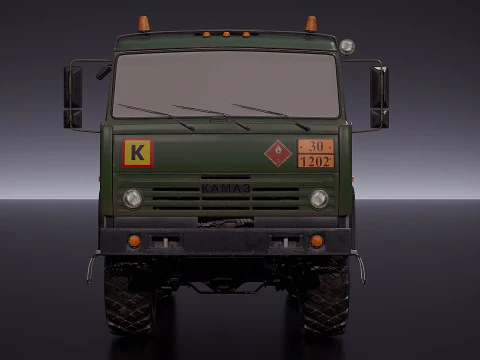 Kamaz ATZ 12 Tanker 3D Model