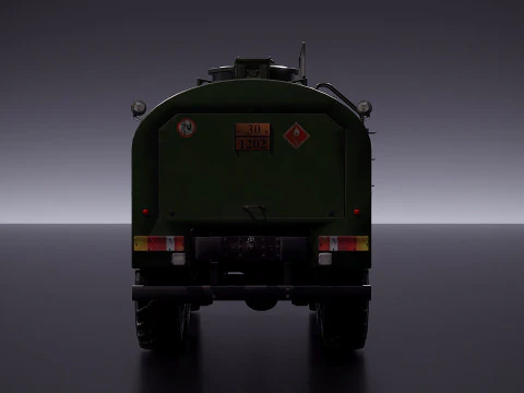 Kamaz ATZ 12 Tanker 3D Model