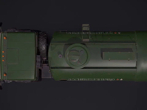 Kamaz ATZ 12 Tanker 3D Model