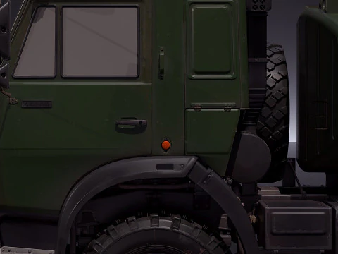 Kamaz ATZ 12 Tanker 3D Model