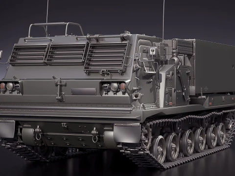 M270 MLRS Modèle 3D