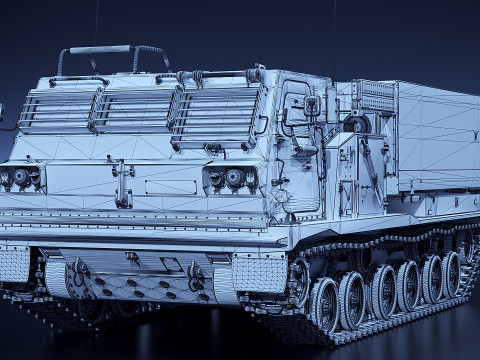 M270 MLRS 3D Model