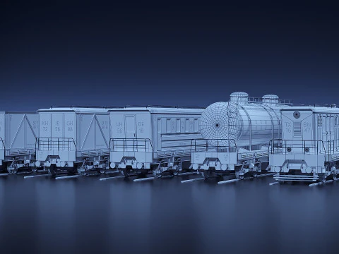 Train 3D Model