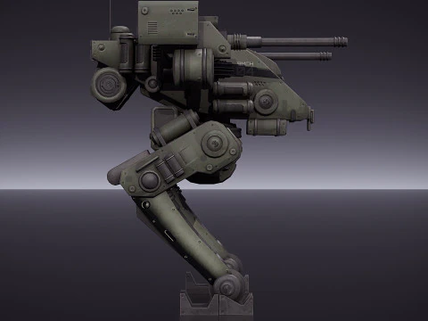 Battle Mech 3D Model