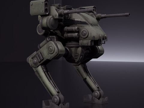 Battle Mech 3D Model