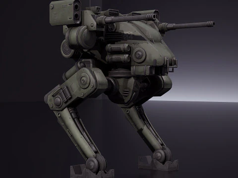 Battle Mech 3D Model