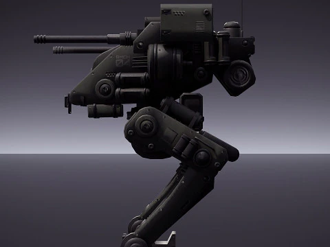 Battle Mech 3D Model