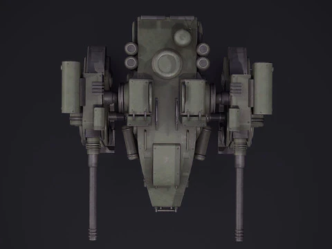Battle Mech 3D Model