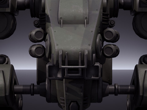 Battle Mech 3D Model