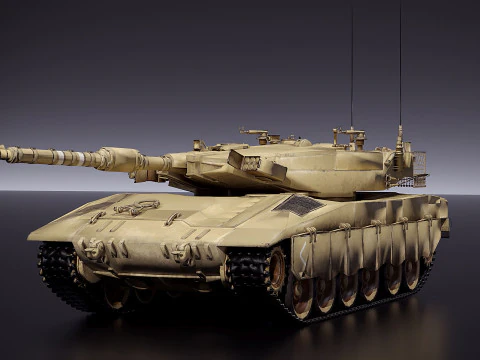 Merkava MK3 Modèle 3D