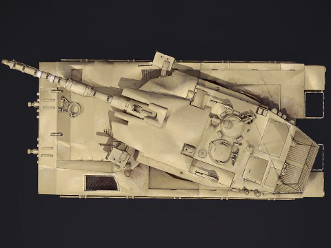 Merkava MK3 3D Model