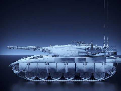 Merkava MK3 3D Model