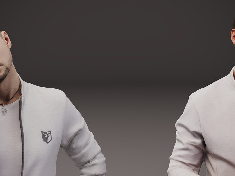 Nova cole&ccedil;&atilde;o de pessoas x 5 Modelo 3D