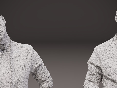 Nova cole&ccedil;&atilde;o de pessoas x 5 Modelo 3D