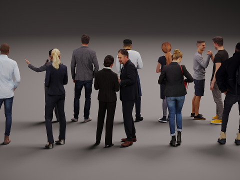 Yeni insan koleksiyonu x 10 3D Model