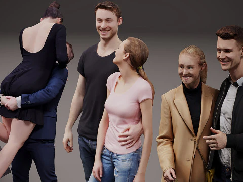 New Collection of people x 10 00 3D Model