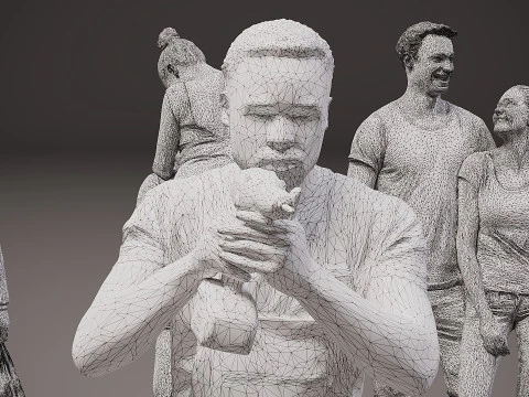 New Collection of people x 10 00 3D Model