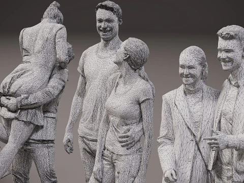 New Collection of people x 10 00 3D Model