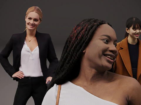 New Collection of people x 10 01 3D Model
