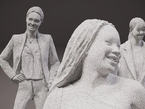 New Collection of people x 10 01 3D Model