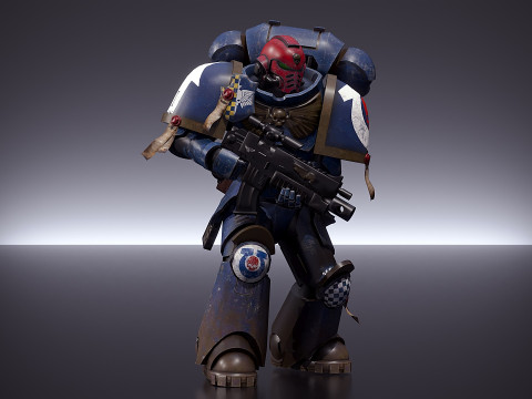 Uzay Denizcisi Şefaat&ccedil;isi 3D Model