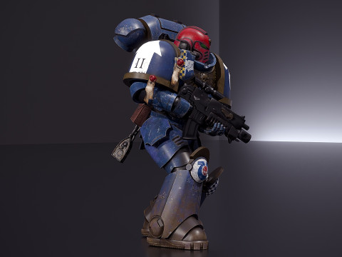 Space Marine Intercessor 3D Model