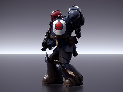 Space Marine Intercessor 3D Model