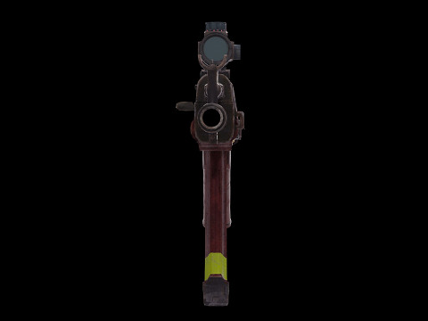 AK 74 personalizado Modelo 3D