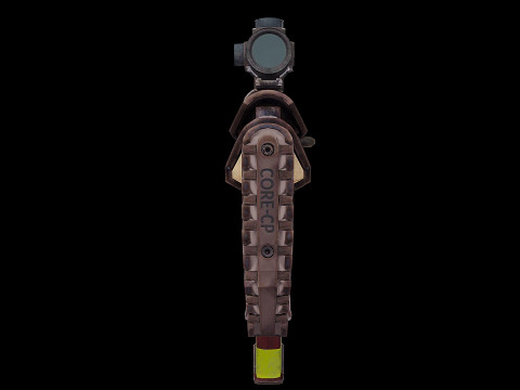 AK 74 personalizado Modelo 3D