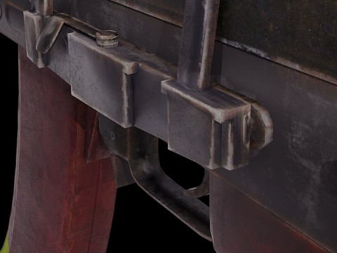 AK 74 personalizado Modelo 3D